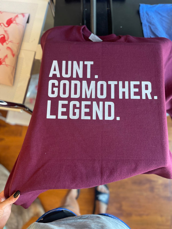 Aunt. Godmother. Legend.